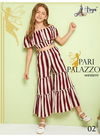 Brown Arya Pari Plazzo New Kids Wear Rayon Printed Top With Plazzo Collection 02 